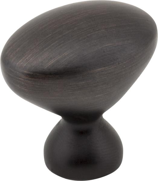 Elements - 1-1/4 Inch Overall Length Oval Merryville Cabinet Knob