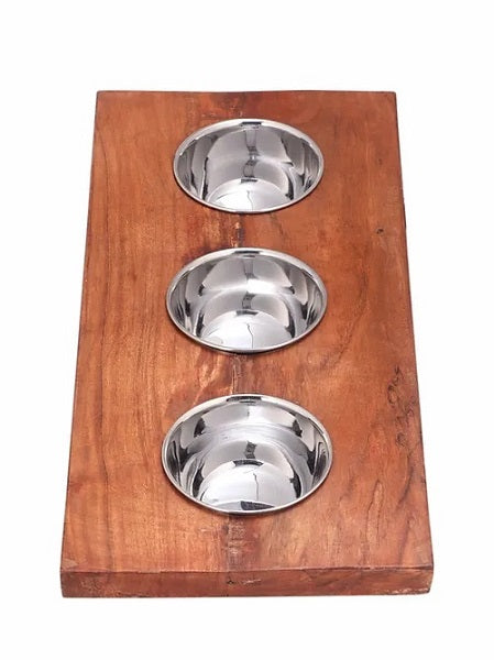 Nantucket Sinks - Prep Station 3 Piece Round Condiment Server