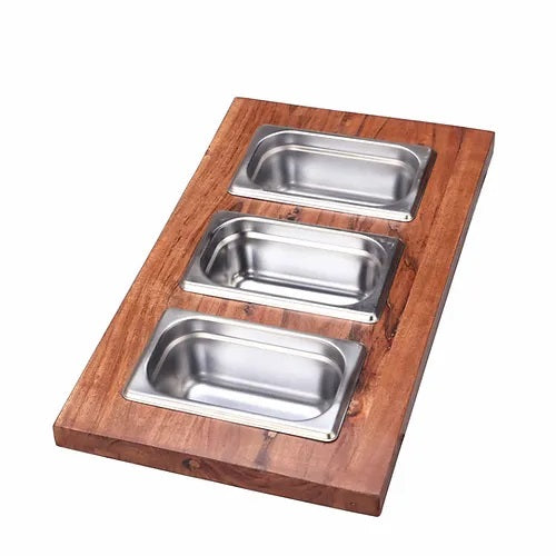 Nantucket Sinks - Prep Station 3 Piece Rectangular Condiment Server
