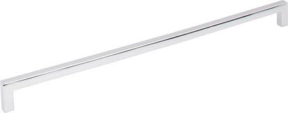 Elements - 320 mm Center-to-Center Matte Silver Square Stanton Cabinet Bar Pull