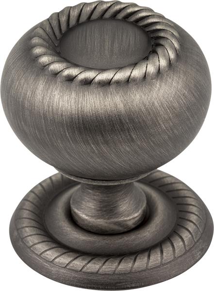 Jeffrey Alexander - 1-1/4 Inch Diameter Rope Rhodes Cabinet Knob
