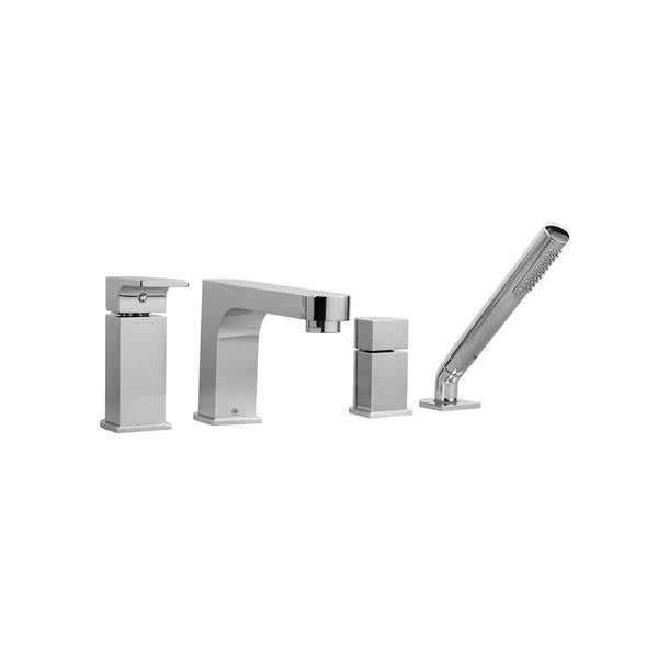 DXV - Equility Deck Mount Bathtub Faucet With Hand Shower 1.8 Gpm