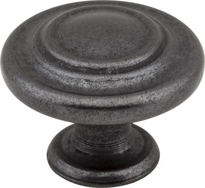 Elements - 1-5/16 Inch Diameter Round Arcadia Cabinet Knob