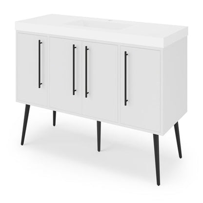 Jeffrey Alexander - Tempest 48 Inch W  Single Basin Bathroom Vanity Set