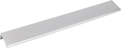 Elements - 12 Inch Overall Length Brushed Chrome Edgefield Cabinet Tab Pull