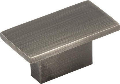 Jeffrey Alexander - 1-9/16 Inch Overall Length Rectangle Mirada Cabinet Knob
