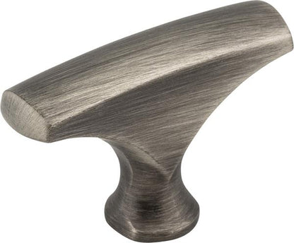Elements - 1-5/8 Inch Overall Length Aiden Cabinet  T Knob