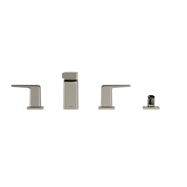 Toto - GB Two-Handle Deck-Mount Roman Tub Filler Trim With Handshower