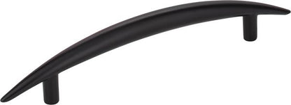 Elements - 128 mm Center-to-Center Matte Silver Arched Verona Cabinet Pull
