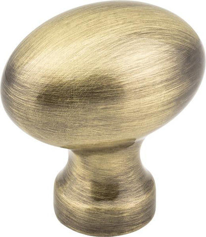 Jeffrey Alexander - 1-3/16 Inch Overall Length Football Bordeaux Cabinet Knob