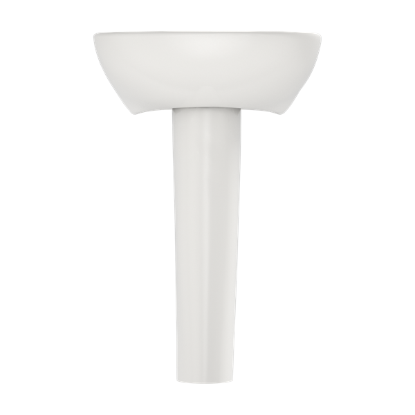 Toto - Supreme Oval Basin Pedestal Bathroom Sink With Cefiontect For Single Hole Faucets