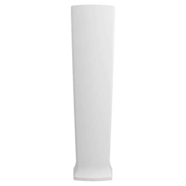DXV - Wyatt Pedestal Leg In Canvas White