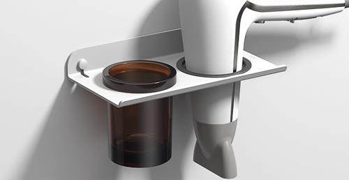 Sonia - Quick Double Holder Glass & Hair Dryer