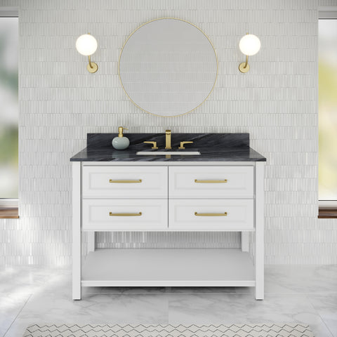 Jeffrey Alexander - Kipling 48 Inch W  Single Basin Bathroom Vanity Set