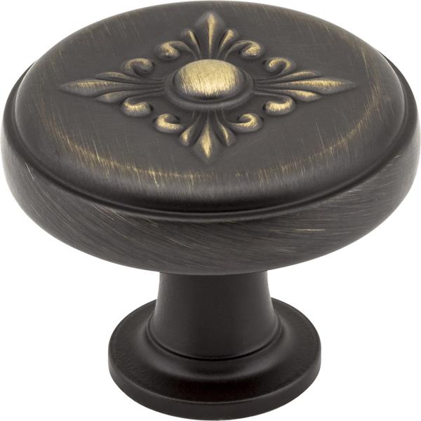 Jeffrey Alexander - 1-3/8 Inch Diameter Baroque Lafayette Cabinet Knob