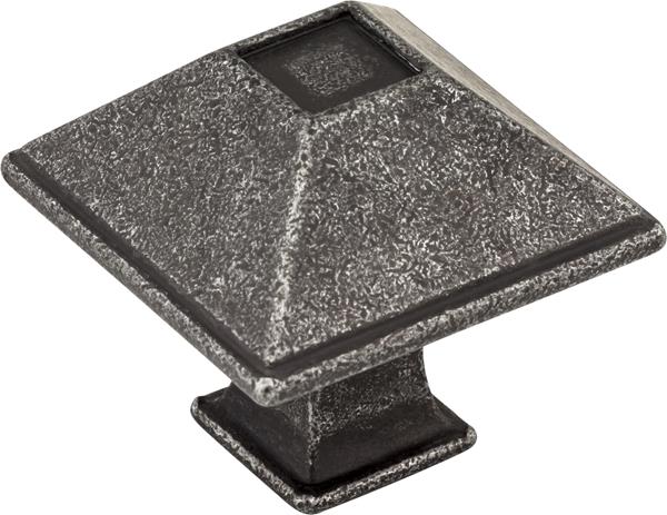 Jeffrey Alexander - 1-1/4 Inch Overall Length Square Tahoe Cabinet Knob