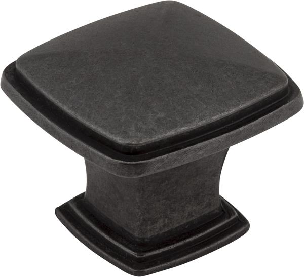 Jeffrey Alexander - 1-3/16 Inch Overall Length Square Milan 1 Cabinet Knob