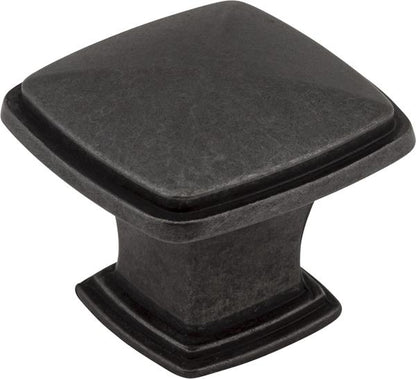 Jeffrey Alexander - 1-3/16 Inch Overall Length Square Milan 1 Cabinet Knob