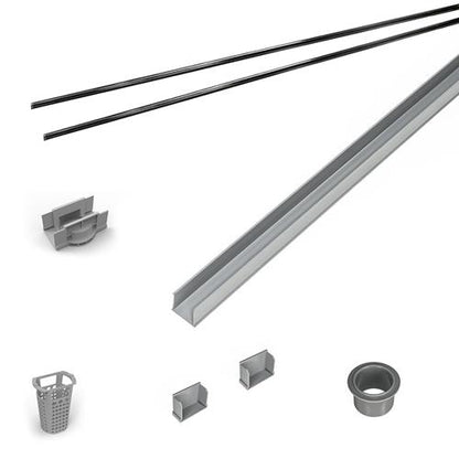 Infinity Drain - 48 Inch PVC Component Only Kit for S-AG 38 and S-DG 38 series.
