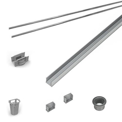 Infinity Drain - 72 Inch PVC Component Only Kit for S-AG 38 and S-DG 38 series.