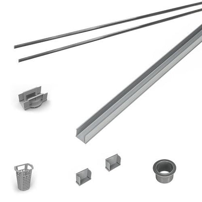 Infinity Drain - 72 Inch PVC Component Only Kit for S-AG 38 and S-DG 38 series.