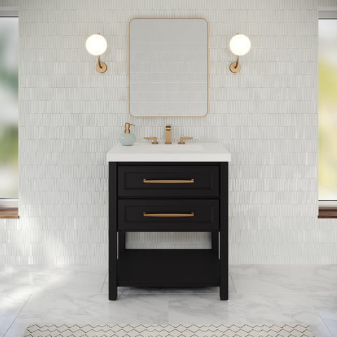 Jeffrey Alexander - Kipling 30 Inch W  Single Basin Bathroom Vanity Set