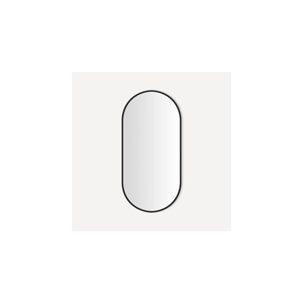 Robern - Craft 20 Inch W x 40 Inch H Traditional Oval Metal Framed Bathroom Wall Mirror