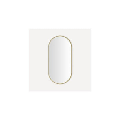 Robern - Craft 20 Inch W x 40 Inch H Traditional Oval Metal Framed Bathroom Wall Mirror