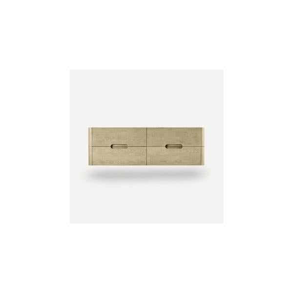 Robern - Helden 60 Inch Single Wall Mounted Vanity Cabinet Only - Less Vanity Top