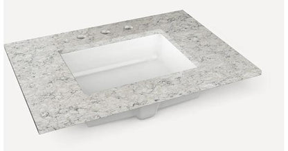 Robern - Ches Hill/Sendai 30 Inch Quartz Vanity Top with Integrated Sink