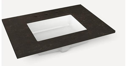 Robern - Ches Hill/Sendai 30 Inch Quartz Vanity Top with Integrated Sink
