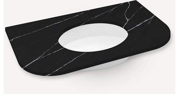 Robern - Rosebrook 36 Inch Quartz Vanity Top with Integrated Sink
