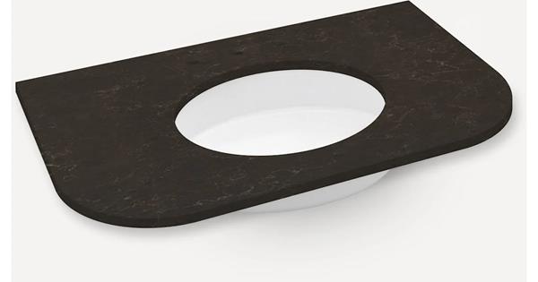 Robern - Rosebrook 36 Inch Quartz Vanity Top with Integrated Sink