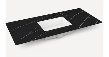 Robern - Ches Hill/Sendai 48 Inch Quartz Vanity Top with Integrated Sink