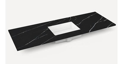 Robern - Alisal 56 Inch Quartz Vanity Top with Integrated Sink