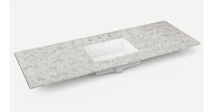 Robern - Alisal 56 Inch Quartz Vanity Top with Integrated Sink