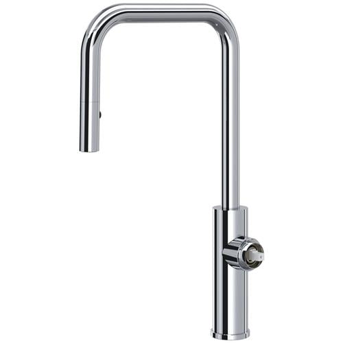 Rohl - Eclissi Pull-Down Kitchen Faucet With U-Spout - Less Handle