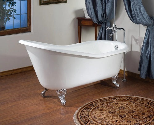 Cheviot - Slipper Cast Iron Bathtub, 54 Inch
