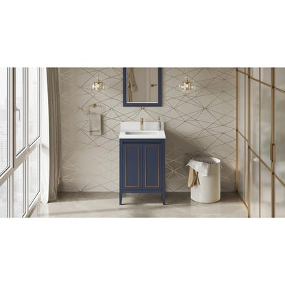 Jeffrey Alexander - Percival 24 Inch W  Single Basin Bathroom Vanity Set