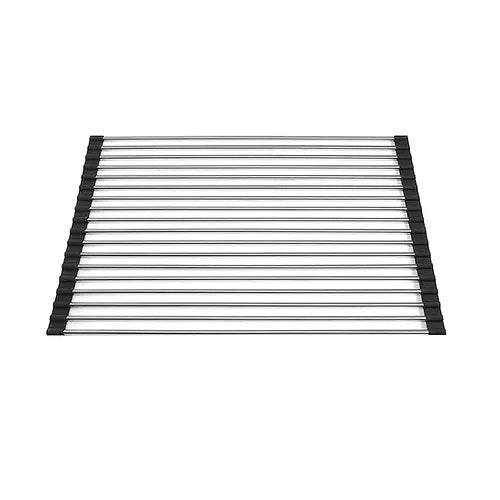 Nantucket Sinks - Stainless Steel Roll Up Kitchen Mat - Rum