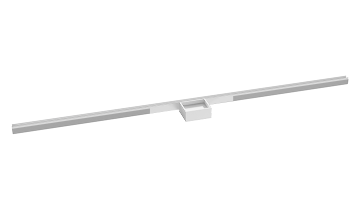 Infinity Drain - 48 Inch S-Stainless Steel Series Slot Drain Complete Kit