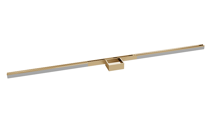 Infinity Drain - 96 Inch S-Stainless Steel Series Slot Drain Complete Kit
