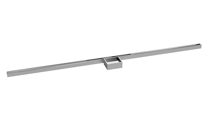 Infinity Drain - 96 Inch S-Stainless Steel Series Slot Drain Complete Kit