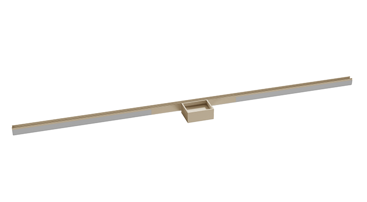 Infinity Drain - 36 Inch S-Stainless Steel Series Slot Drain Complete Kit
