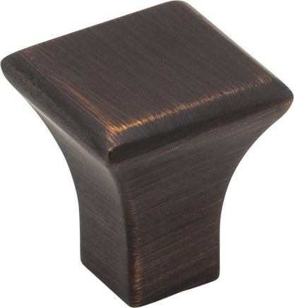 Jeffrey Alexander - 7/8 Inch Overall Length Square Marlo Cabinet Knob