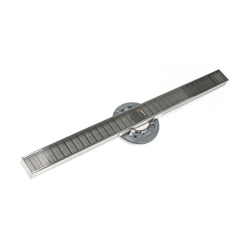 Infinity Drain - 72 Inch S-Stainless Steel Series High Flow Complete Kit