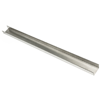 Infinity Drain - 48 Inch Stainless Steel Open Ended Channel for S-AS 65/S-AS 99/S-LTIFAS 65/S-LTIFAS 99 Series