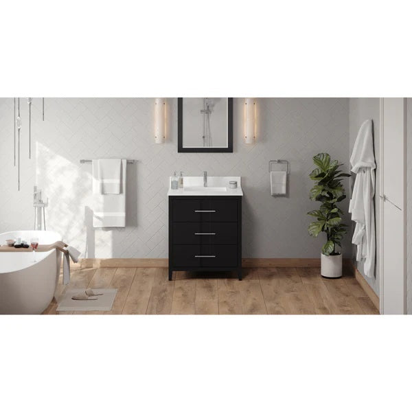 Jeffrey Alexander - Katara 30 Inch W  Single Basin Bathroom Vanity Set