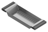 Stone Forest - Stainless Colander With Walnut Edging For Workstation Sinks