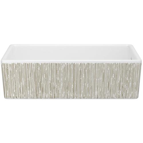 Rohl - Shaws Shaker 36 Inch Single Bowl Farmhouse Apron Front Fireclay Kitchen Sink With Selected Design